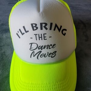 Neon Yellow Dance Moves Cap